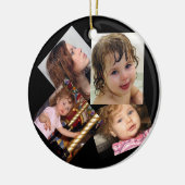 Vier Fotocollage-Sjabloon Keramisch Ornament (Links)