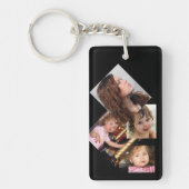Vier Fotocollage-Sjabloon Sleutelhanger (Voorkant)