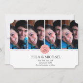 vier fotoframes save the date (Voorkant)