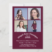 Vier foto's Collage Bourgondië-Afstudeerder Aankon Kaart (Voorkant)