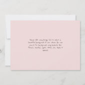 Vier foto's Collage Eenvoudige moeder om zwanger t Aankondiging (Achterkant)