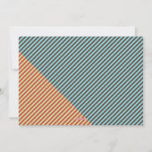 vier foto's collage Mod Holiday Flat-kaart Feestdagenkaart (Achterkant)