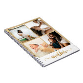 Vier foto's Collage New Mam Pregnancy Gift Notitieboek (Rechterzijde)
