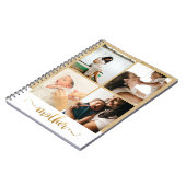 Vier foto's Collage New Mam Pregnancy Gift Notitieboek (Linkerzijde)