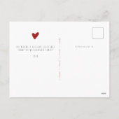 Vier foto's Collage Schattigee kerst Falala Feestdagenkaart (Achterkant)