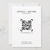 Vier foto's tweezijdig huwelijk save the date (Achterkant)