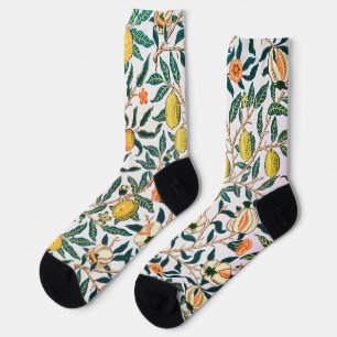 Vier Fruit Patroon, William Morris Sokken