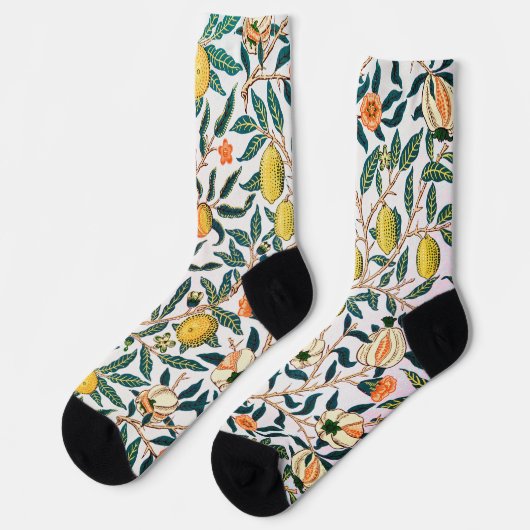 Vier Fruit Patroon, William Morris Sokken (Links)