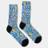 Vier Fruit Patroon, William Morris Sokken (Rechts)