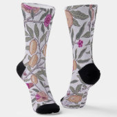 Vier Fruit Patroon, William Morris Sokken (Gebogen)