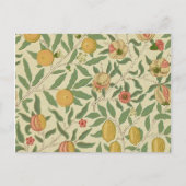 Vier fruit, William Morris Briefkaart (Voorkant)