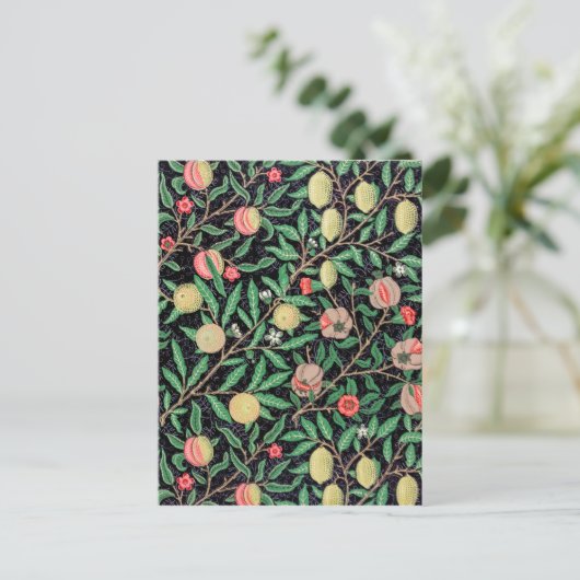 Vier fruit, William Morris Briefkaart (Staand voorkant)