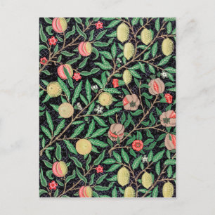 Vier fruit, William Morris Briefkaart