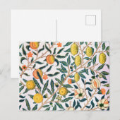 Vier fruit, William Morris Briefkaart (Voorkant / Achterkant)