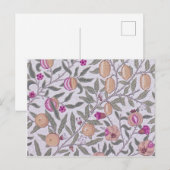 Vier fruit, William Morris Briefkaart (Voorkant / Achterkant)