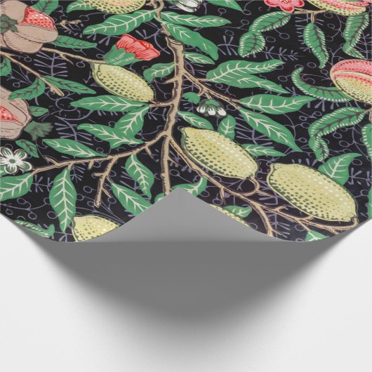 Vier fruit, William Morris Cadeaupapier (Hoek)