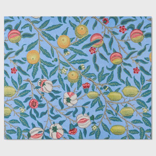 Vier fruit, William Morris Cadeaupapier (Vlak)