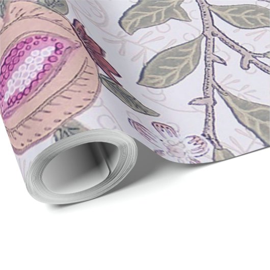 Vier fruit, William Morris Cadeaupapier (Rol Hoek)