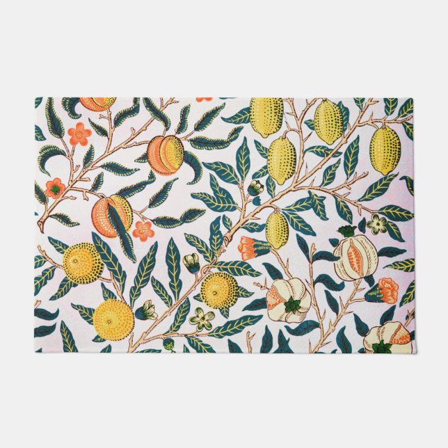 Vier fruit, William Morris Deurmat (Voorkant)