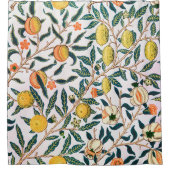 Vier fruit, William Morris Douchegordijn (Voorkant)