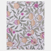 Vier fruit, William Morris Fleece Deken (Voorkant)