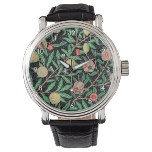 Vier fruit, William Morris Horloge