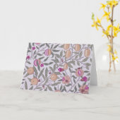 Vier fruit, William Morris Kaart (Gele Bloem)