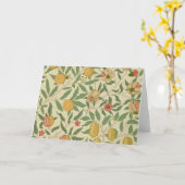 Vier fruit, William Morris Kaart (Gele Bloem)
