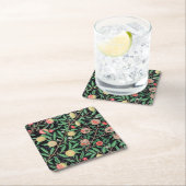 Vier fruit, William Morris Kartonnen Onderzetters (Insitu)