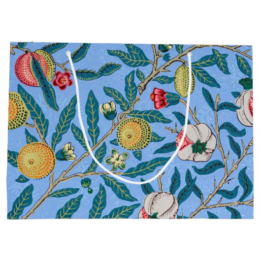 Vier fruit, William Morris Large Gift Bag Groot Cadeauzakje (Achterkant)