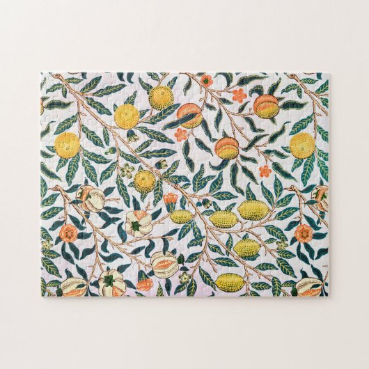 Vier fruit, William Morris Legpuzzel (Horizontaal)