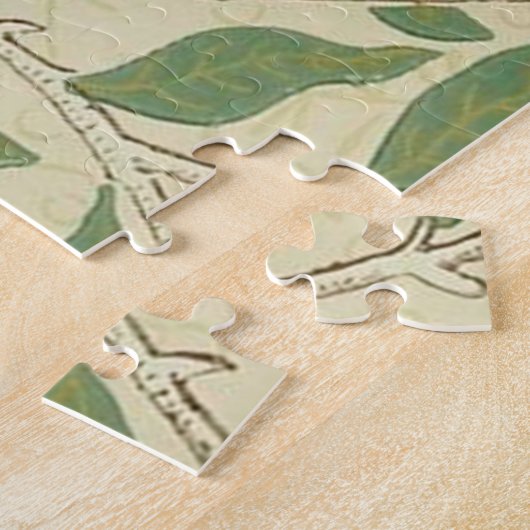 Vier fruit, William Morris Legpuzzel (Zijkant)