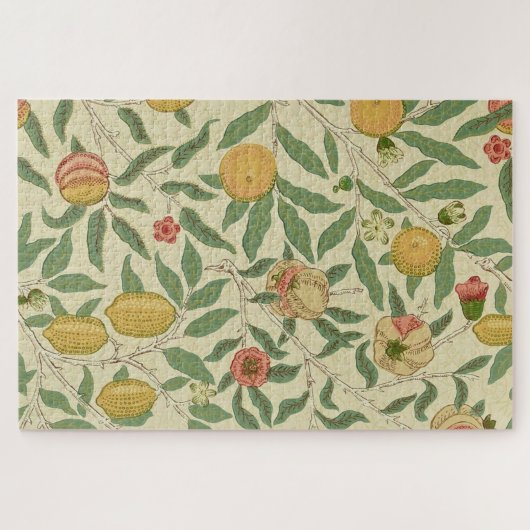 Vier fruit, William Morris Legpuzzel (Horizontaal)