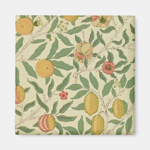 Vier fruit, William Morris Magneet