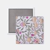 Vier fruit, William Morris Magneet (Voorkant / Achterkant)