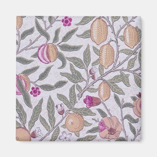 Vier fruit, William Morris Magneet (Voorkant)
