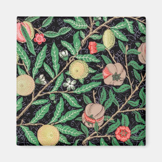 Vier fruit, William Morris Magneet (Voorkant)