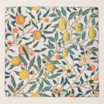 Vier fruit, William Morris Sjaal<br><div class="desc">William Morris (24 maart 1834 - 3 oktober 1896) was een Britse textielontwerper, dichter, schrijver, vertaler en socialistische activist die banden heeft met de Britse Beweging voor Kunst en Kunst. Hij heeft een belangrijke bijdrage geleverd aan de heropleving van de traditionele Britse textielkunst en de productiemethoden. Zijn literaire bijdragen hebben...</div>
