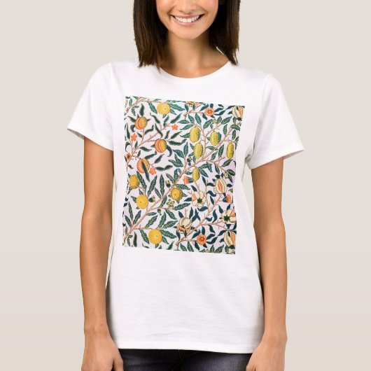 Vier fruit, William Morris T-shirt (Voorkant)