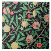 Vier fruit, William Morris Tegeltje (Voorkant)