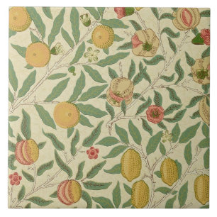 Vier fruit, William Morris Tegeltje