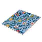 Vier fruit, William Morris Tegeltje (Zijkant)