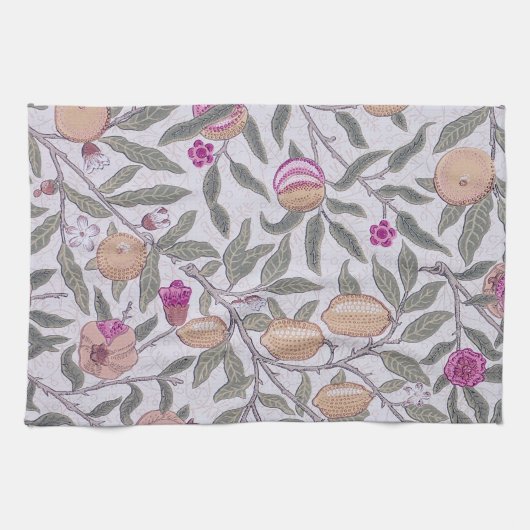 Vier fruit, William Morris Theedoek (Horizontaal)