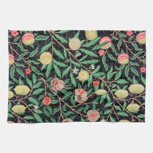 Vier fruit, William Morris Theedoek (Horizontaal)