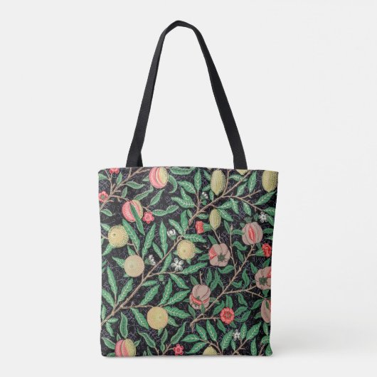Vier fruit, William Morris Tote Bag (Achterkant)