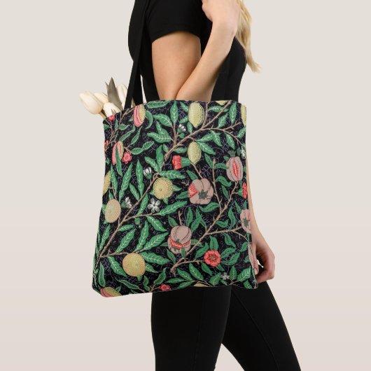 Vier fruit, William Morris Tote Bag (Dichtbij)