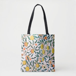 Vier fruit, William Morris Tote Bag