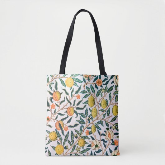 Vier fruit, William Morris Tote Bag (Voorkant)