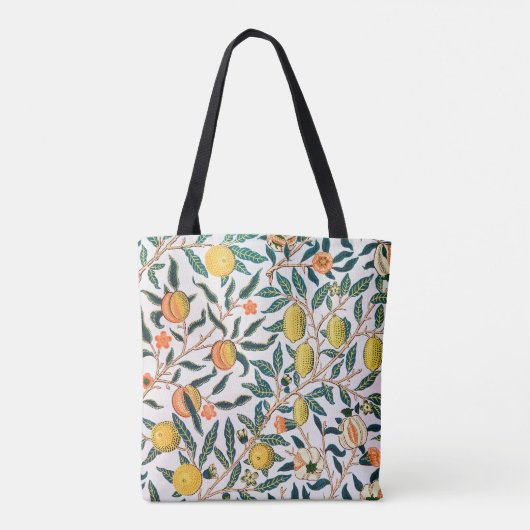 Vier fruit, William Morris Tote Bag (Achterkant)