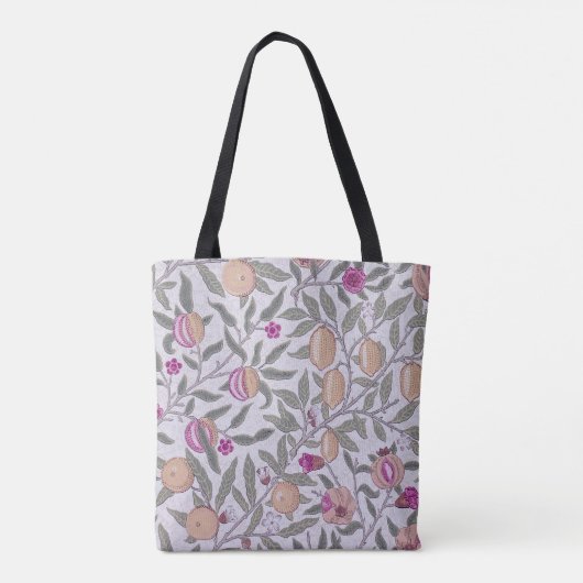 Vier fruit, William Morris Tote Bag (Achterkant)